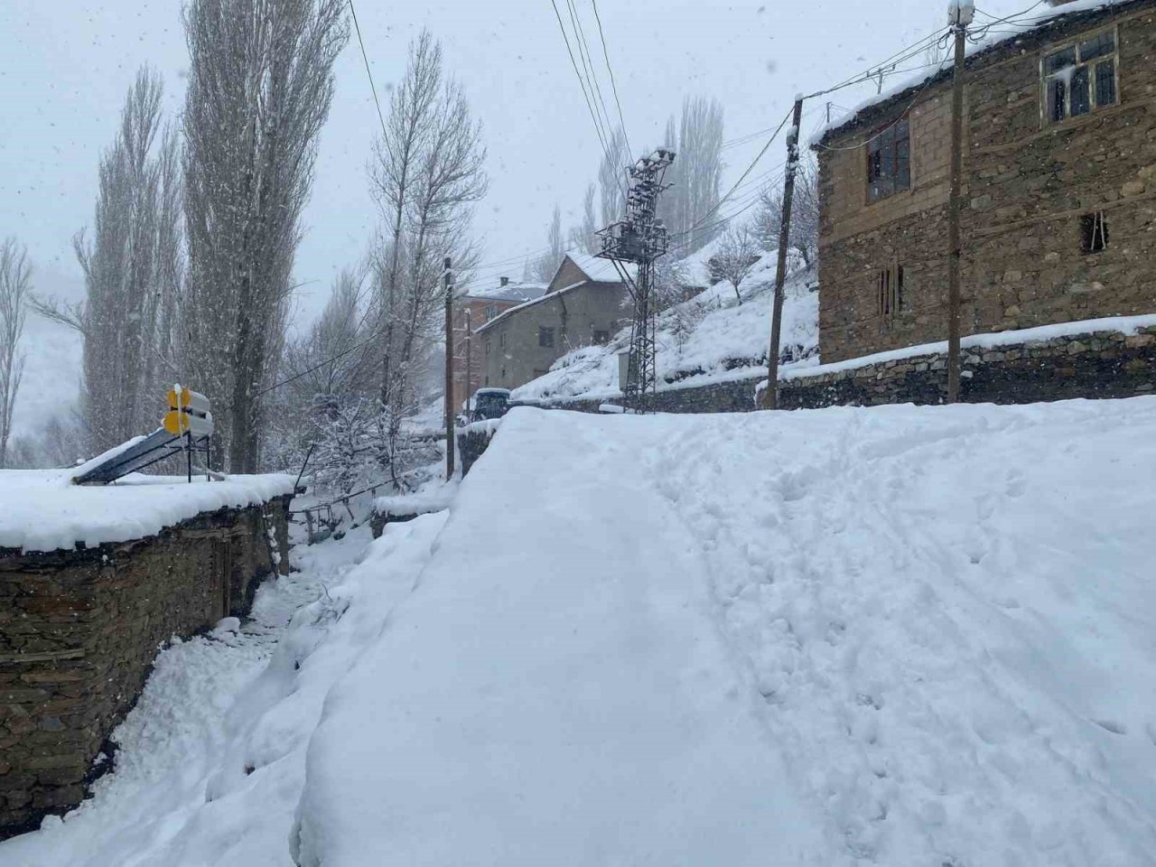Van’da kar yağışı hayatı olumsuz etkiledi