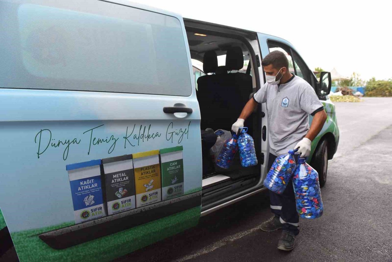 Yıldırım’da 100 bin kilo atık dönüşüme kazandırıldı