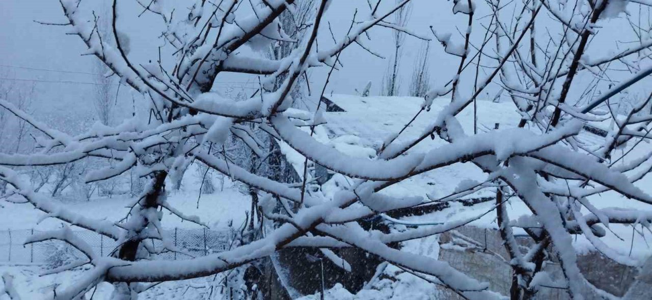 Batman’da etkili olan kar yağışı köy ve mezra yollarını ulaşıma kapattı