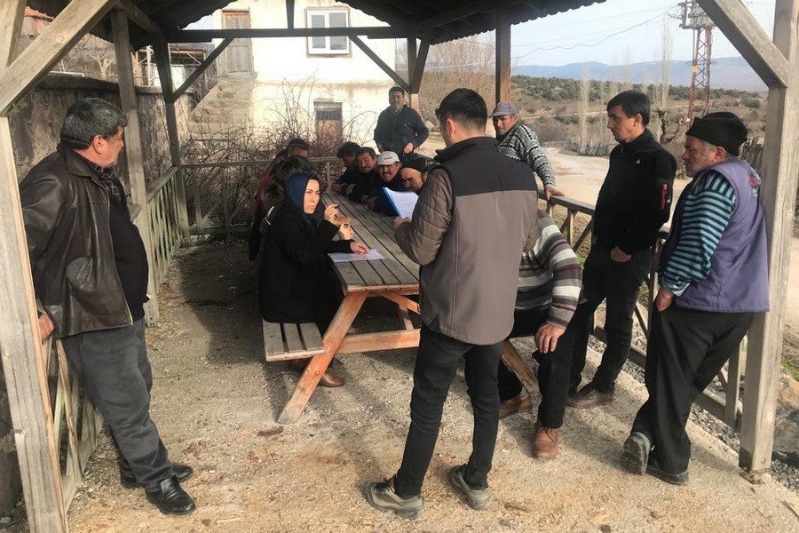 Kıbrıscık’ta 600 bin lira hibe destekli traktör kredisi için kura çekildi