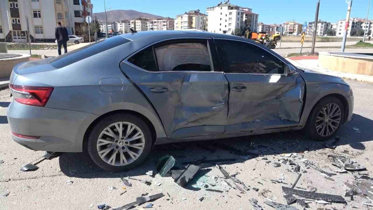 Elazığ’da trafik kazası: 1 yaralı