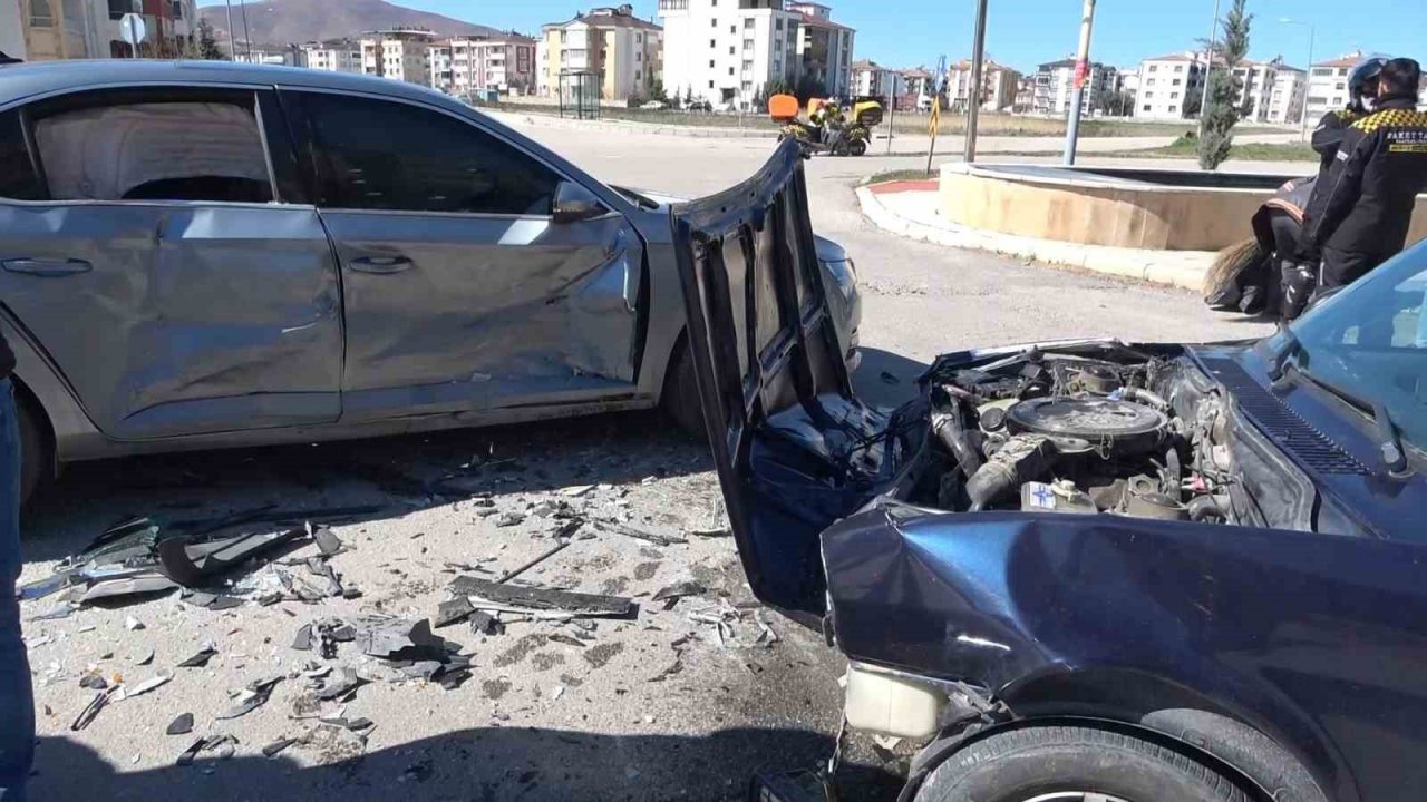 Elazığ’da trafik kazası: 1 yaralı