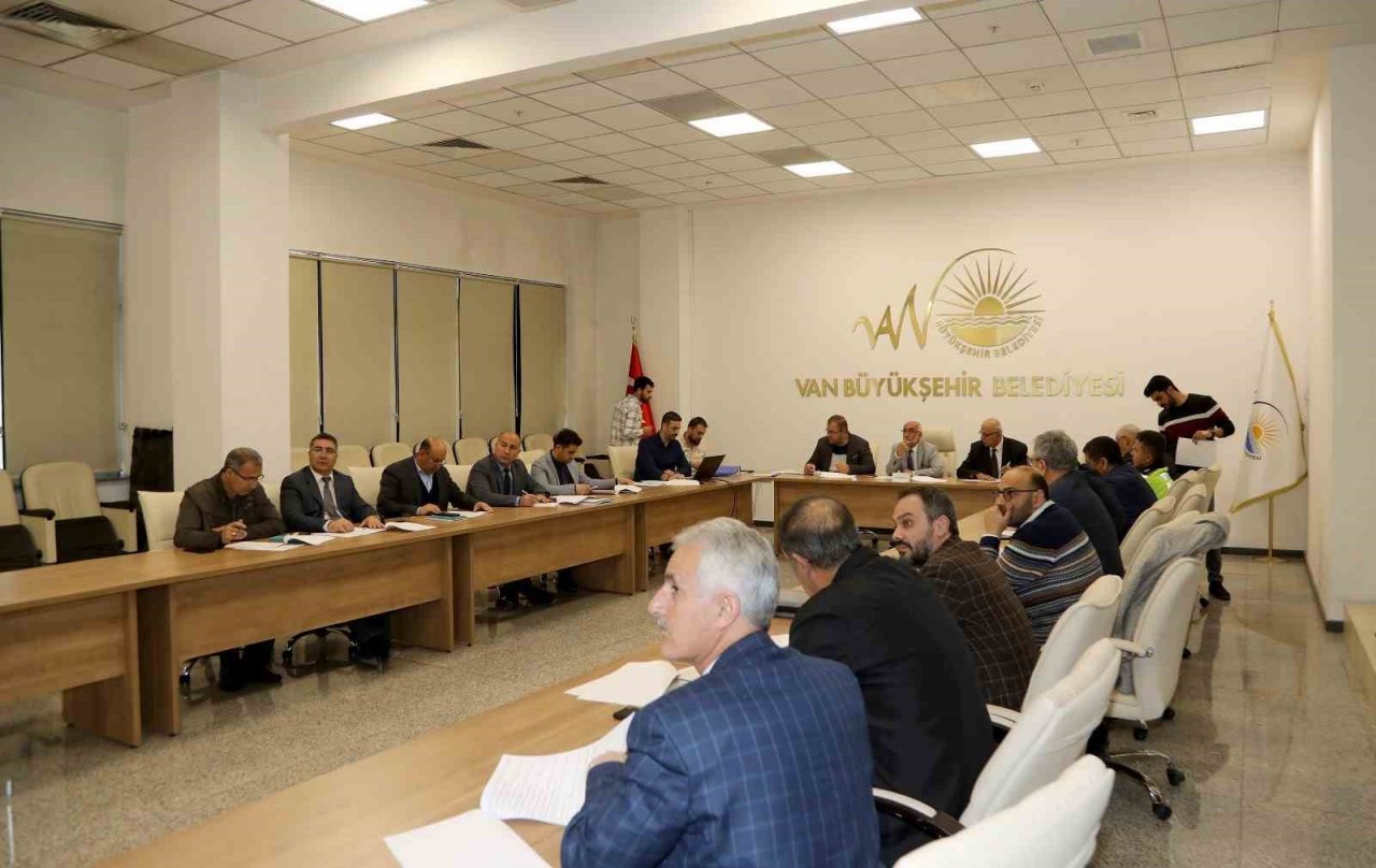 Van Büyükşehir Belediyesi UKOME toplantısı yapıldı