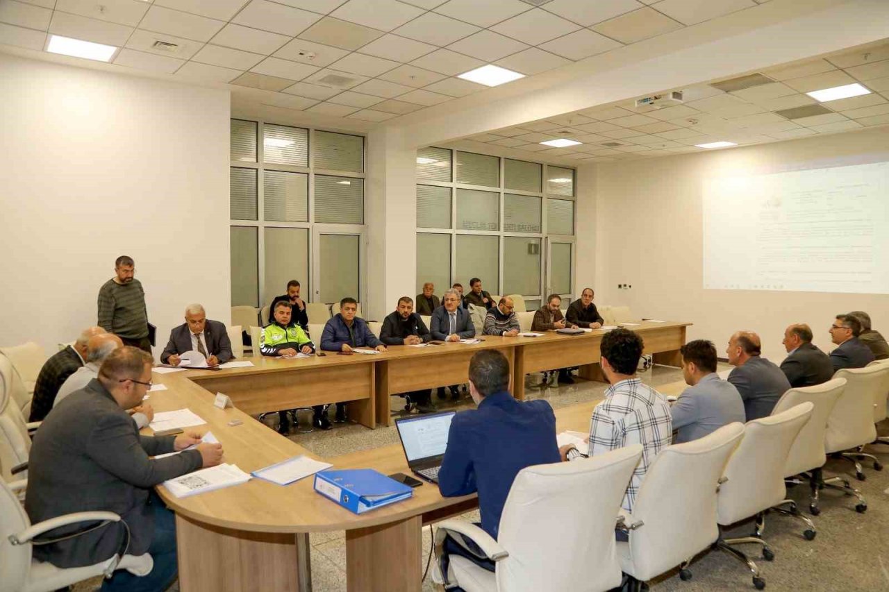 Van Büyükşehir Belediyesi UKOME toplantısı yapıldı