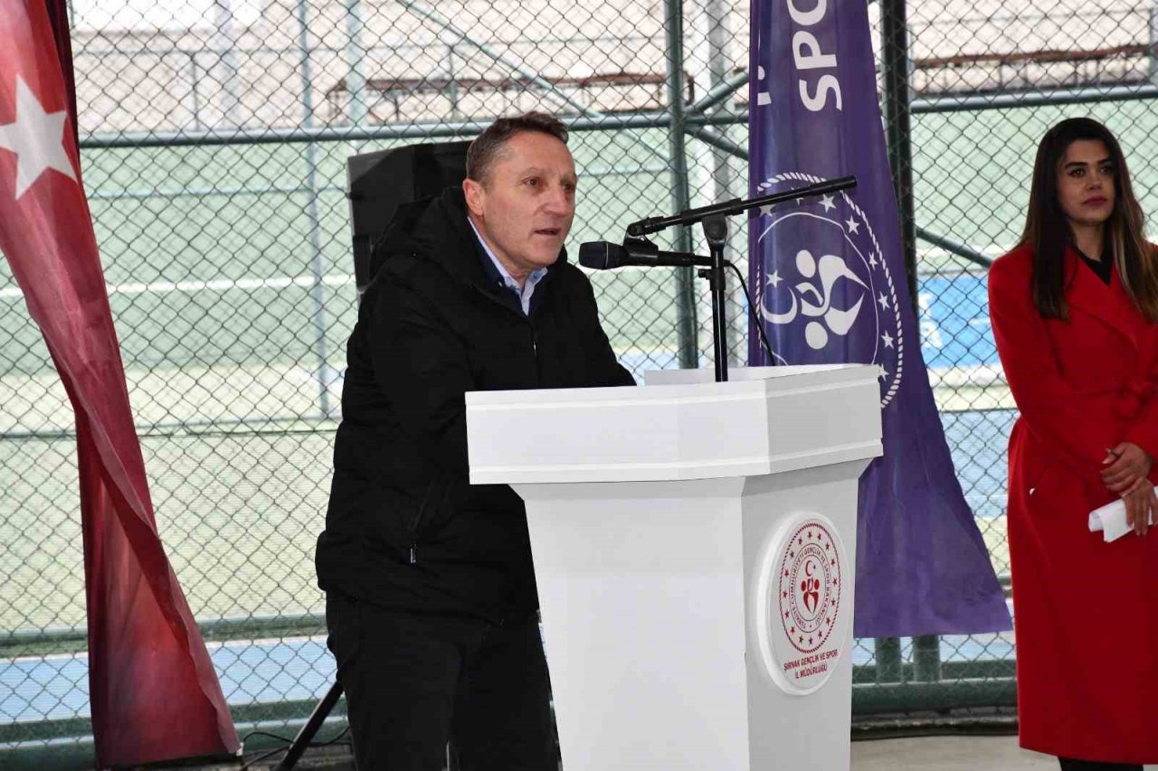 Şırnak’ta tenis bölge müsabakasına 145 sporcu katılıyor