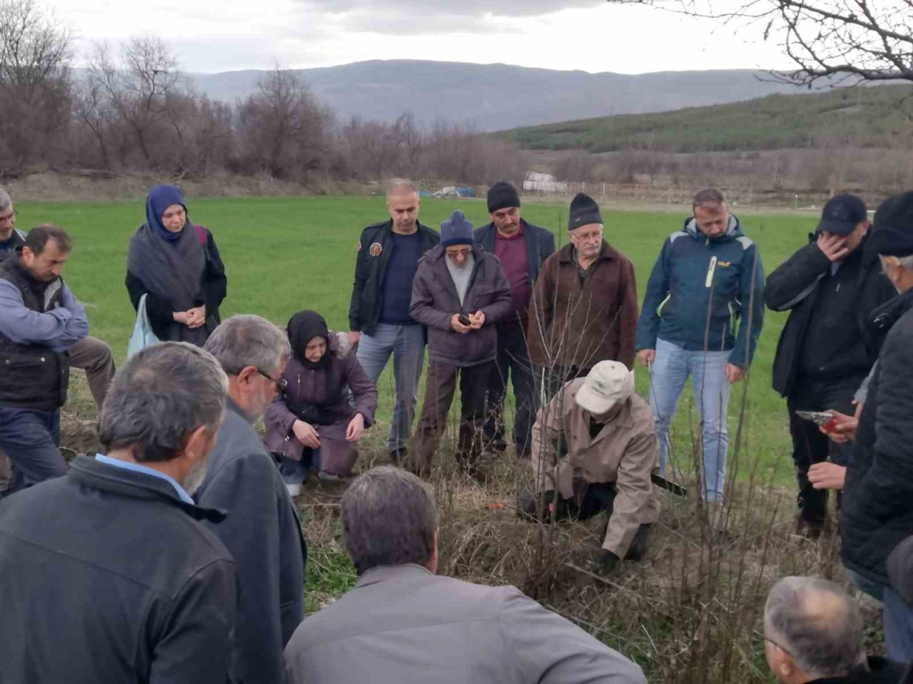 Çiftçilere meyve ağacı aşılama ve budama eğitimi