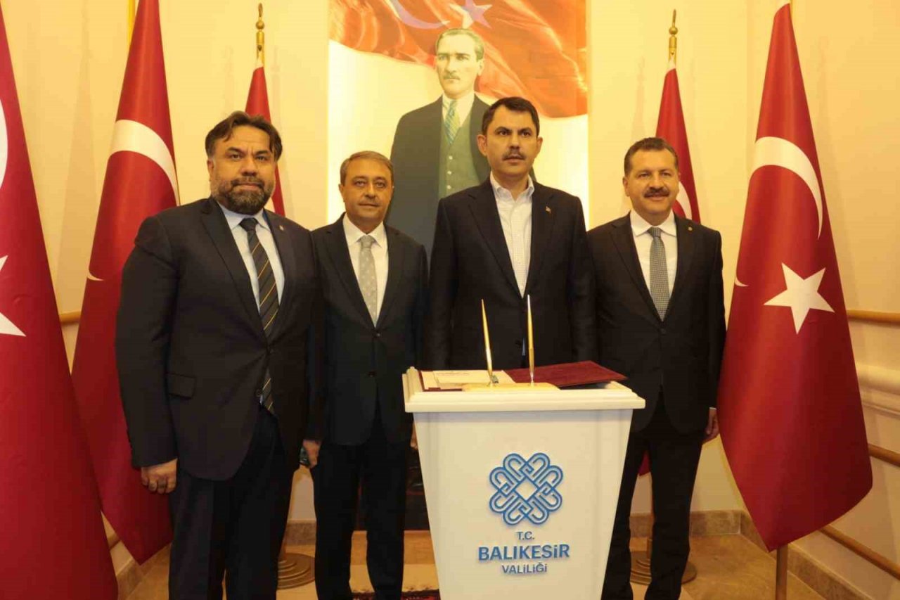 Çevre, Şehircilik ve İklim Değişikliği Bakanı Murat Kurum Balıkesir’de