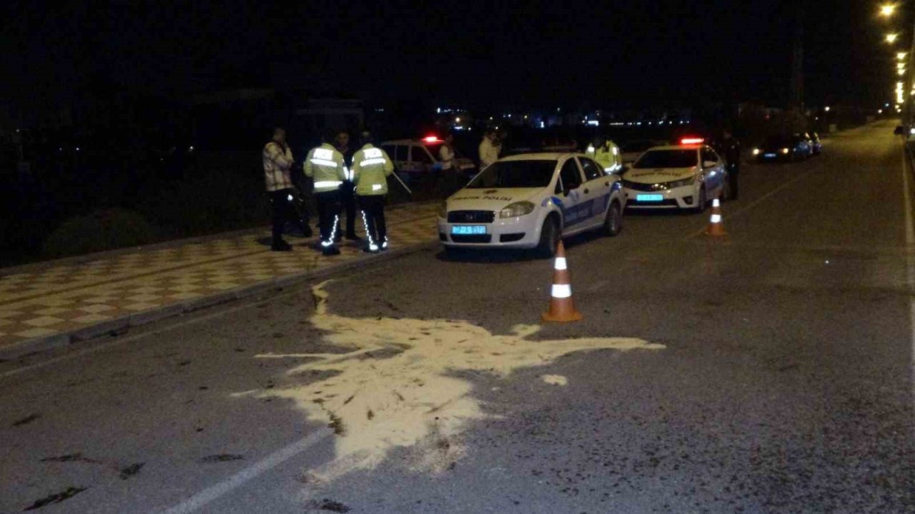 Motosikletteki kaskı başına takmadı, kazada ağır yaralandı