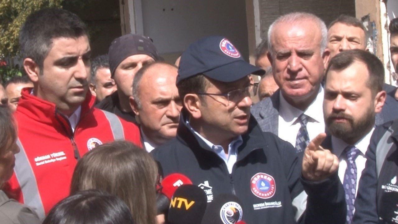 Kartal’da riskli binada yıkım yapıldı