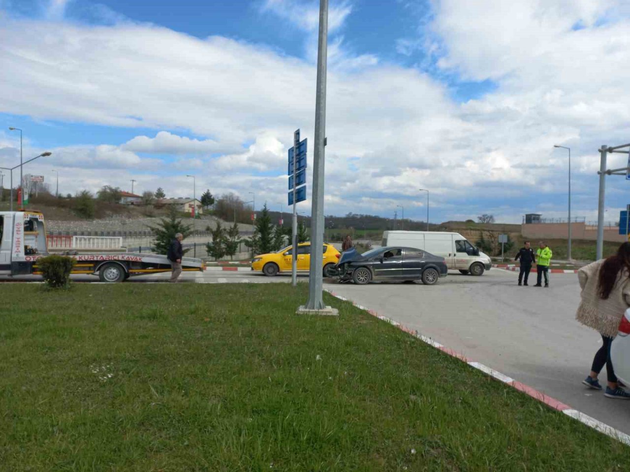 Samsun’da trafik kazası: 2 yaralı