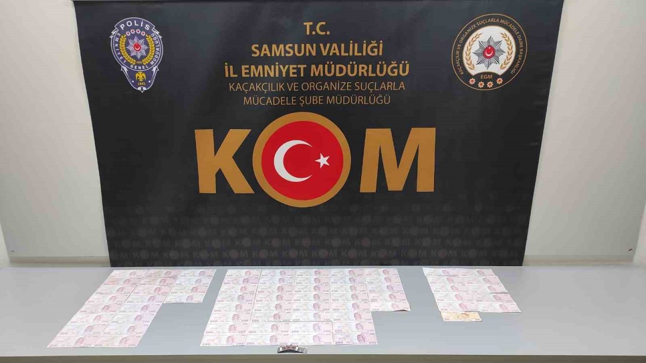 Samsun’da internetteki sitelerden sahte parayla alışveriş yapan 2 kişi yakalandı