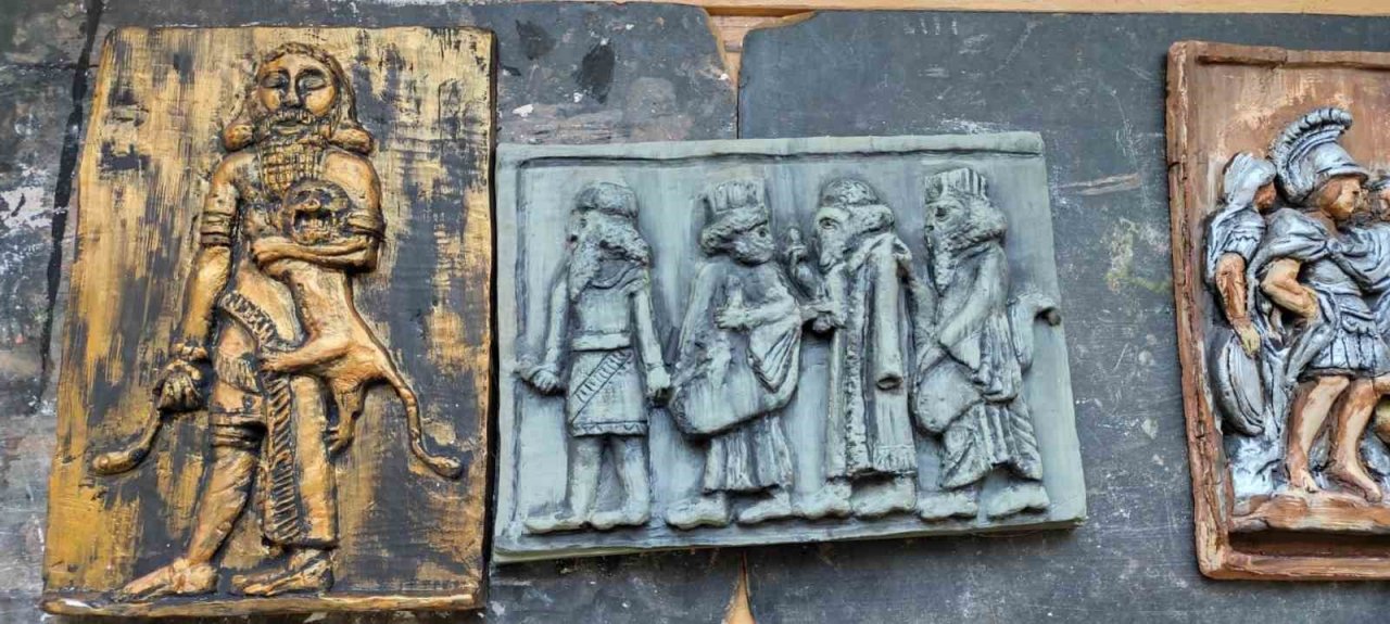 Batman’da lise öğrencilerinin kil topraktan yaptığı eserler ünlü sanatçıların eserlerini aratmıyor