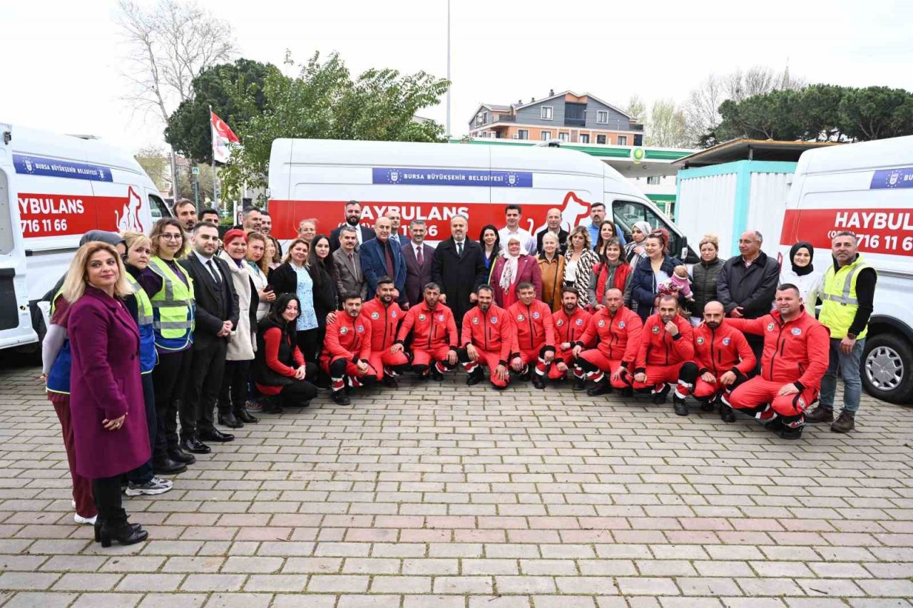 Bursa’da sokak hayvanlarına ‘Haybulans’