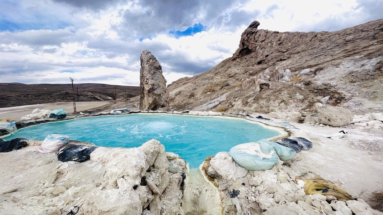 Dört mevsim sıcak suyuyla şifa arayanların adresi: “Diyadin Kaplıcaları”