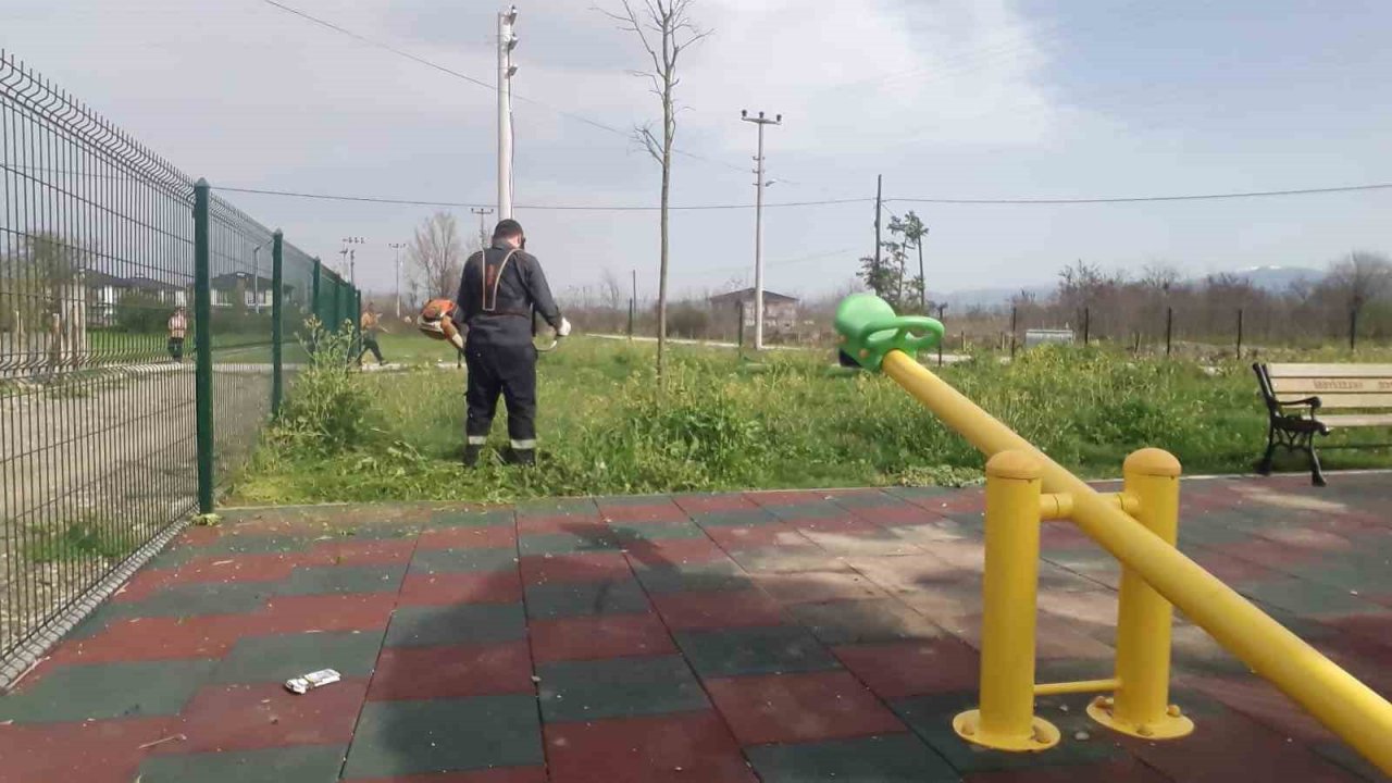 Düzce’yi güzelleştirmek için sahadalar