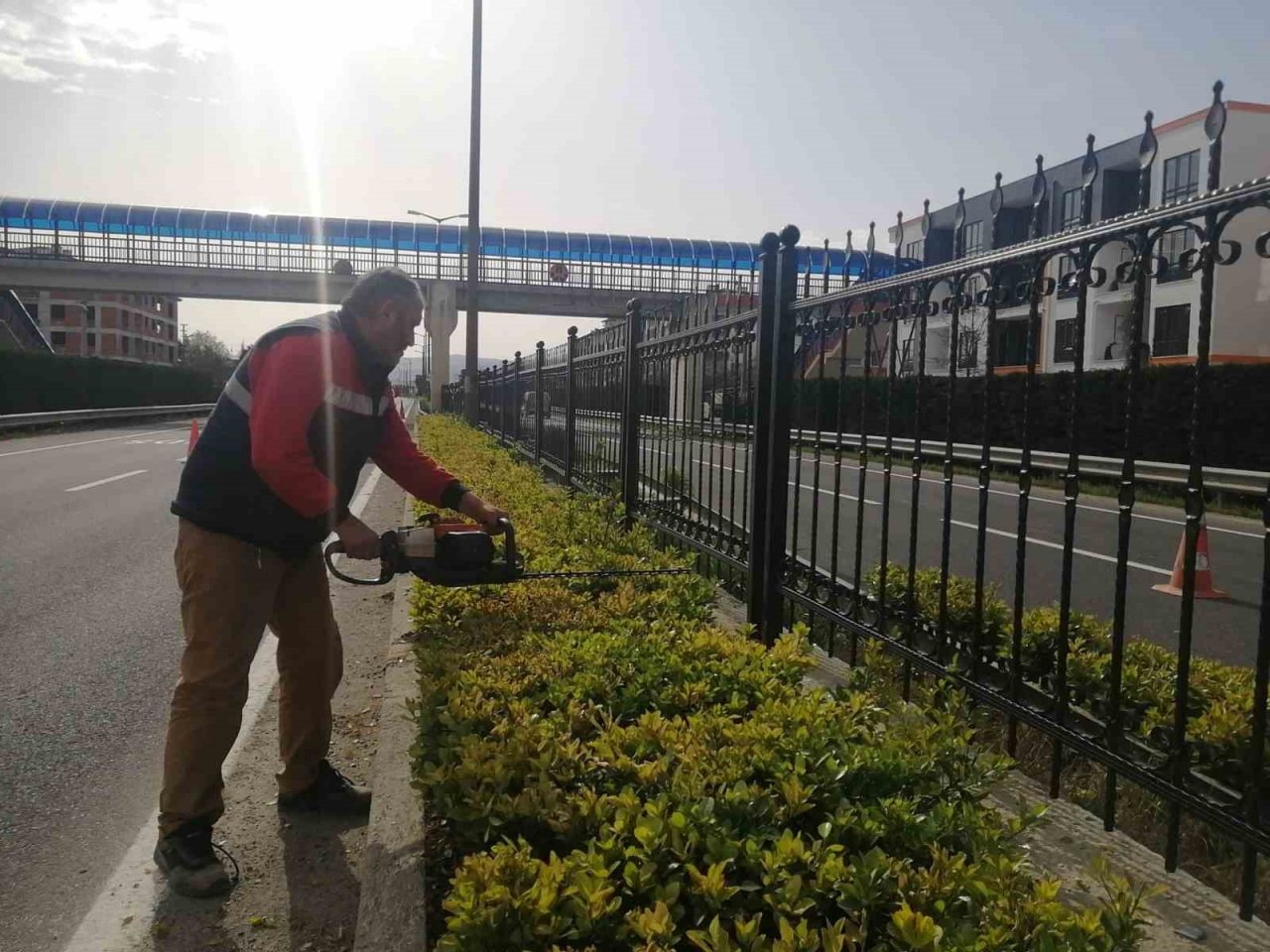 Düzce’yi güzelleştirmek için sahadalar