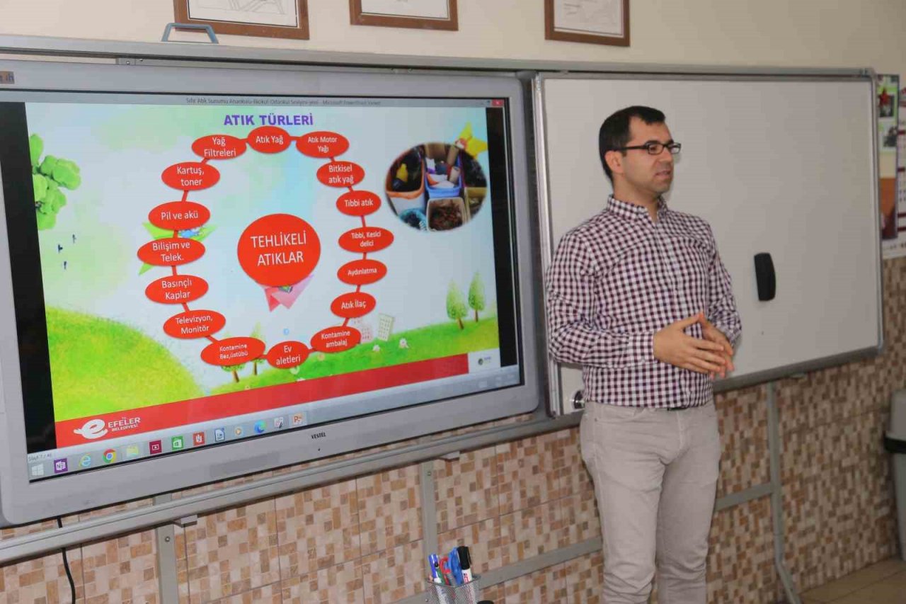 Efeler Belediyesi’nden öğrencilere ’sıfır atık’ eğitimi