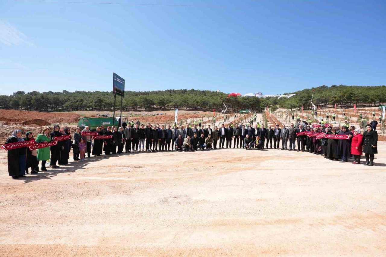 26. Orman, deprem şehitlerinin anısına oluşturuldu