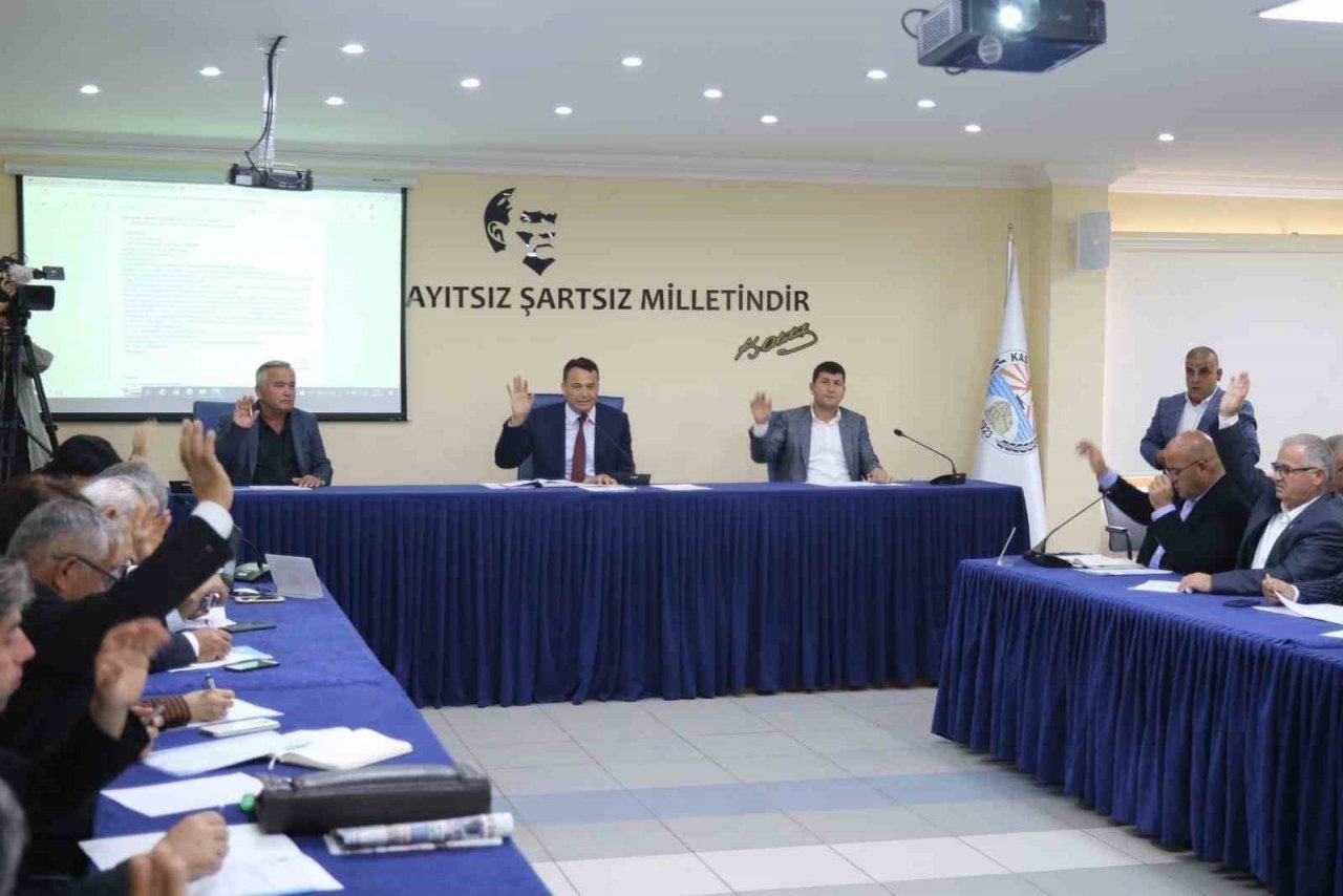 Kaş Belediyesi Nisan ayı meclis toplantısı yapıldı