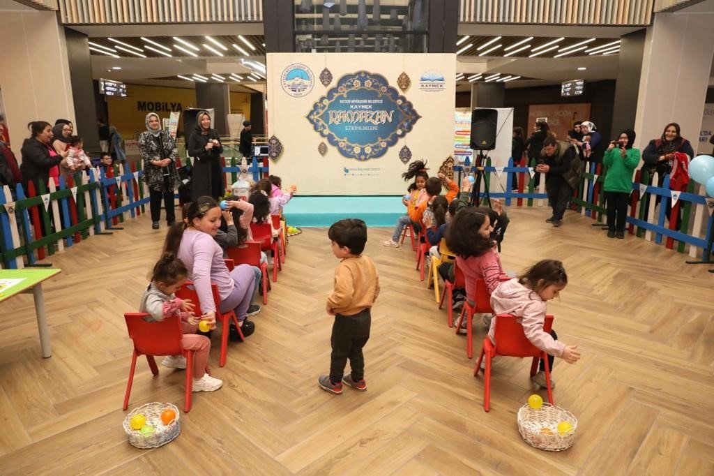 KAYMEK Ramazan Etkinlikleri’ne miniklerden yoğun ilgi
