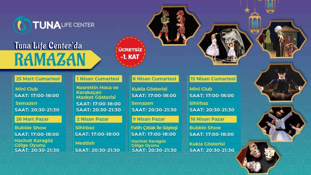 Tuna Life Center AVM’de Ramazan bambaşka yaşanıyor