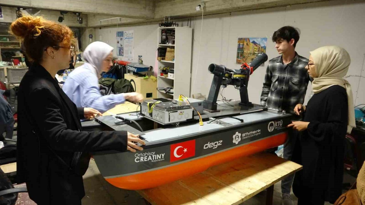 KTÜ-Ortahisar Creatiny RoboTeam Takımı ABD’de düzenlenen yarışmada dünya 2.’si oldu