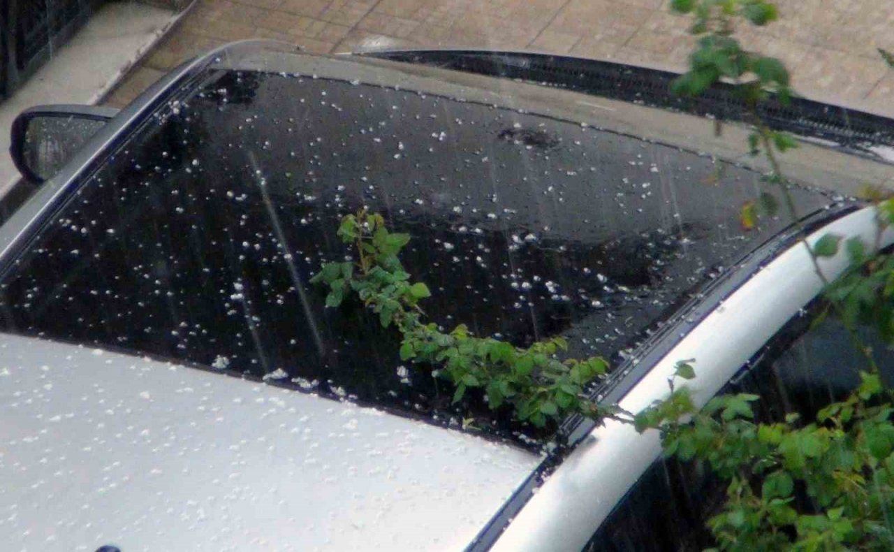 Muğla’da yağmur ve dolu yağışı