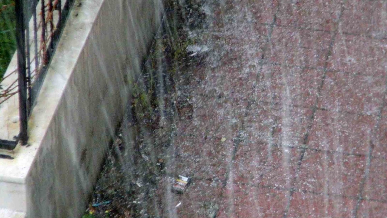 Muğla’da yağmur ve dolu yağışı