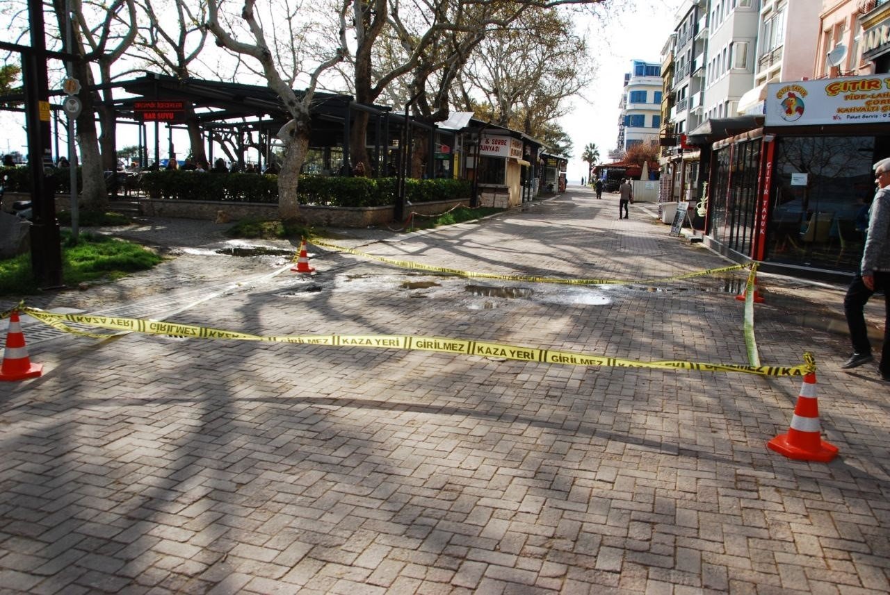 Erdek’te silahlı kavgada 1 kişi yaralandı