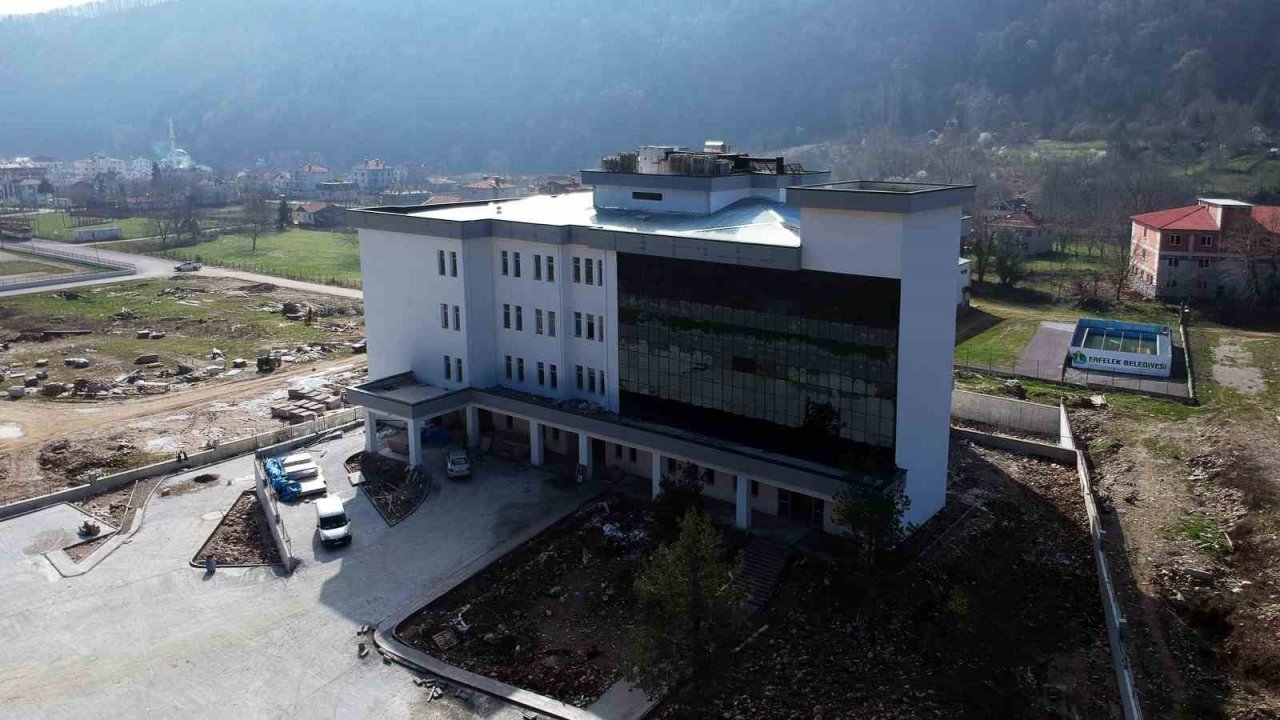 Sinop’un yeni ilçe devlet hastanesinde sona yaklaşıldı