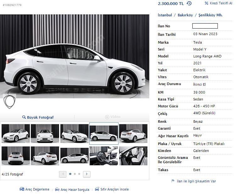 Tesla Türkiye direkt satışı ile fırsatçıların oyununu bitirdi