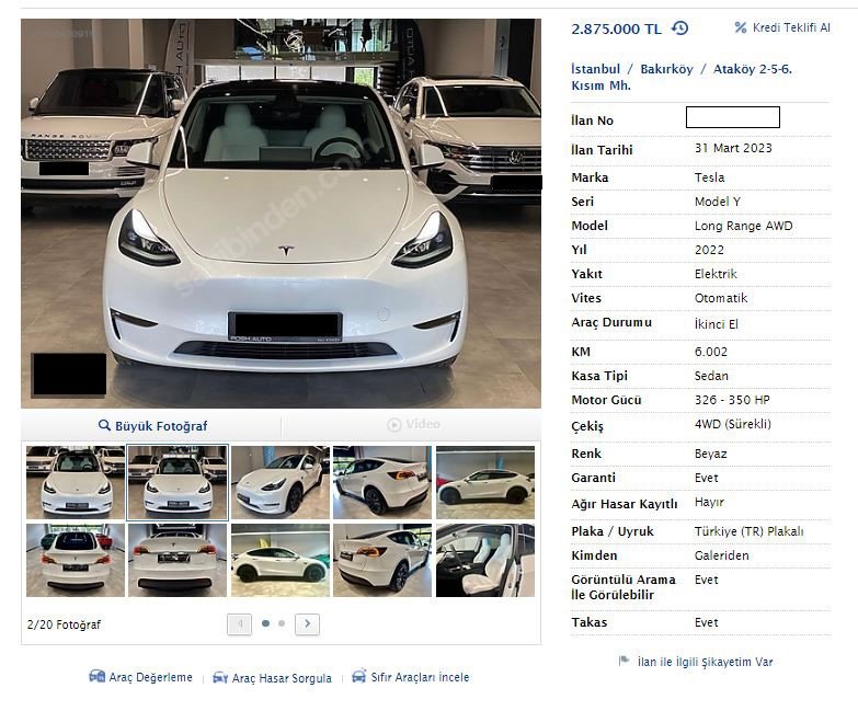 Tesla Türkiye direkt satışı ile fırsatçıların oyununu bitirdi