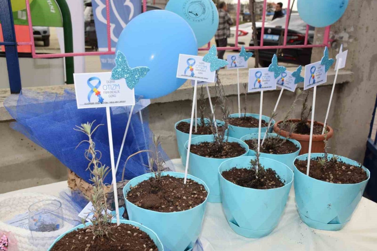 Lavanta fidanları ile otizm farkındalığı