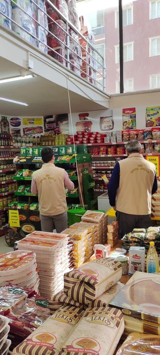 Bolvadin’de marketlere yönelik gıda denetimi