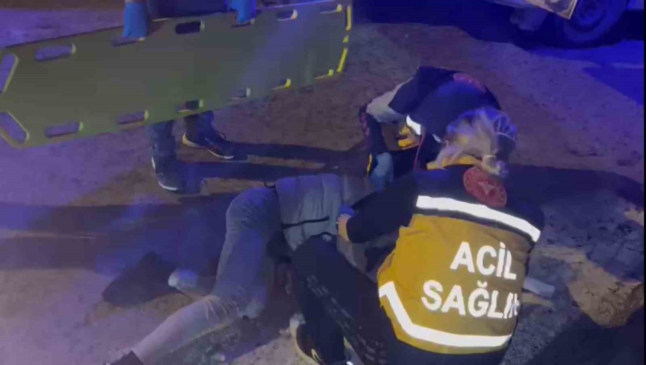 Alkollü ve ehliyetsiz motosiklet sürücüsü kaza yaptığına pişman oldu