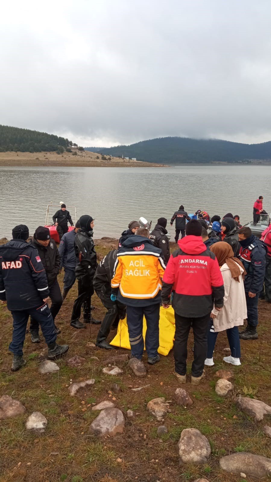 Seben Gölü’nde kaybolan 2 çocuk babası bulundu