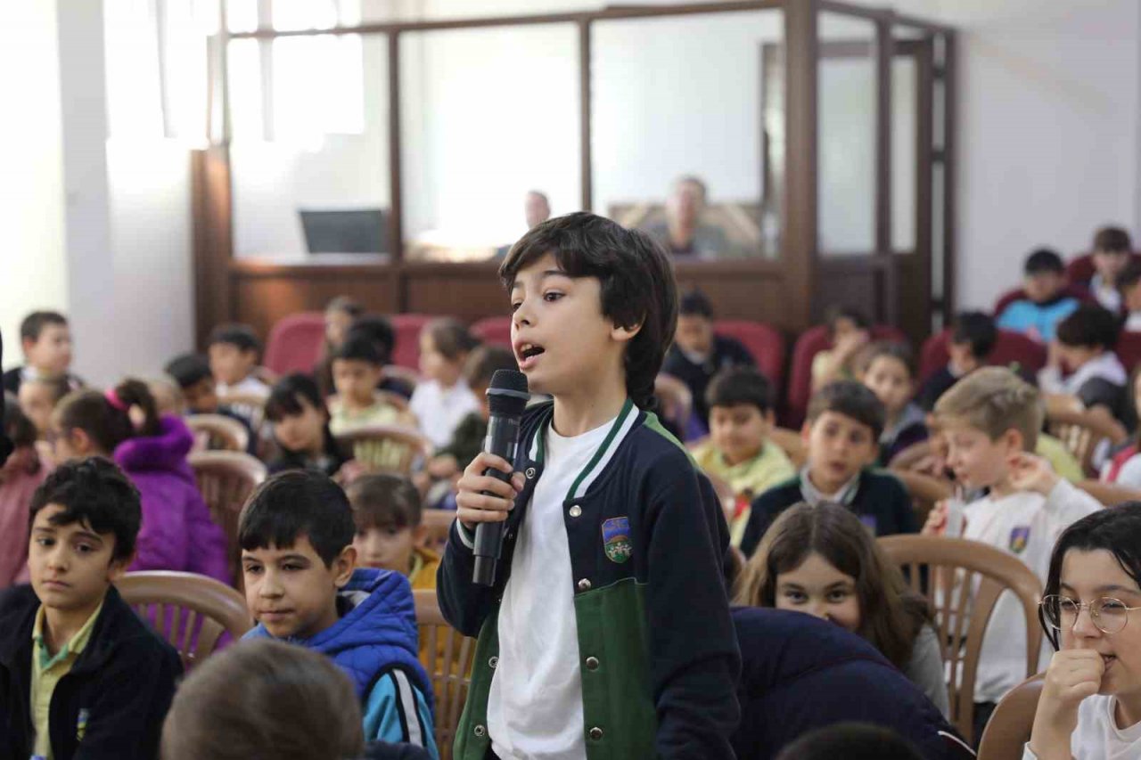 Başkan Atay, ilkokul öğrencileri ile bir araya geldi