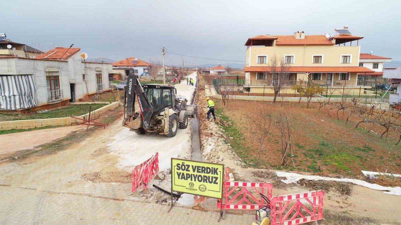 Büyükşehir DESKİ’den Hançalar’da alt yapı atağı