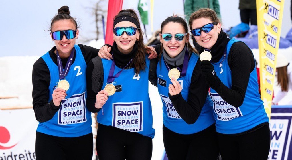 DPÜ SBF Akademisyenin yer aldığı Kadın Milli Kar Voleybolu Takımı Avrupa Şampiyonu