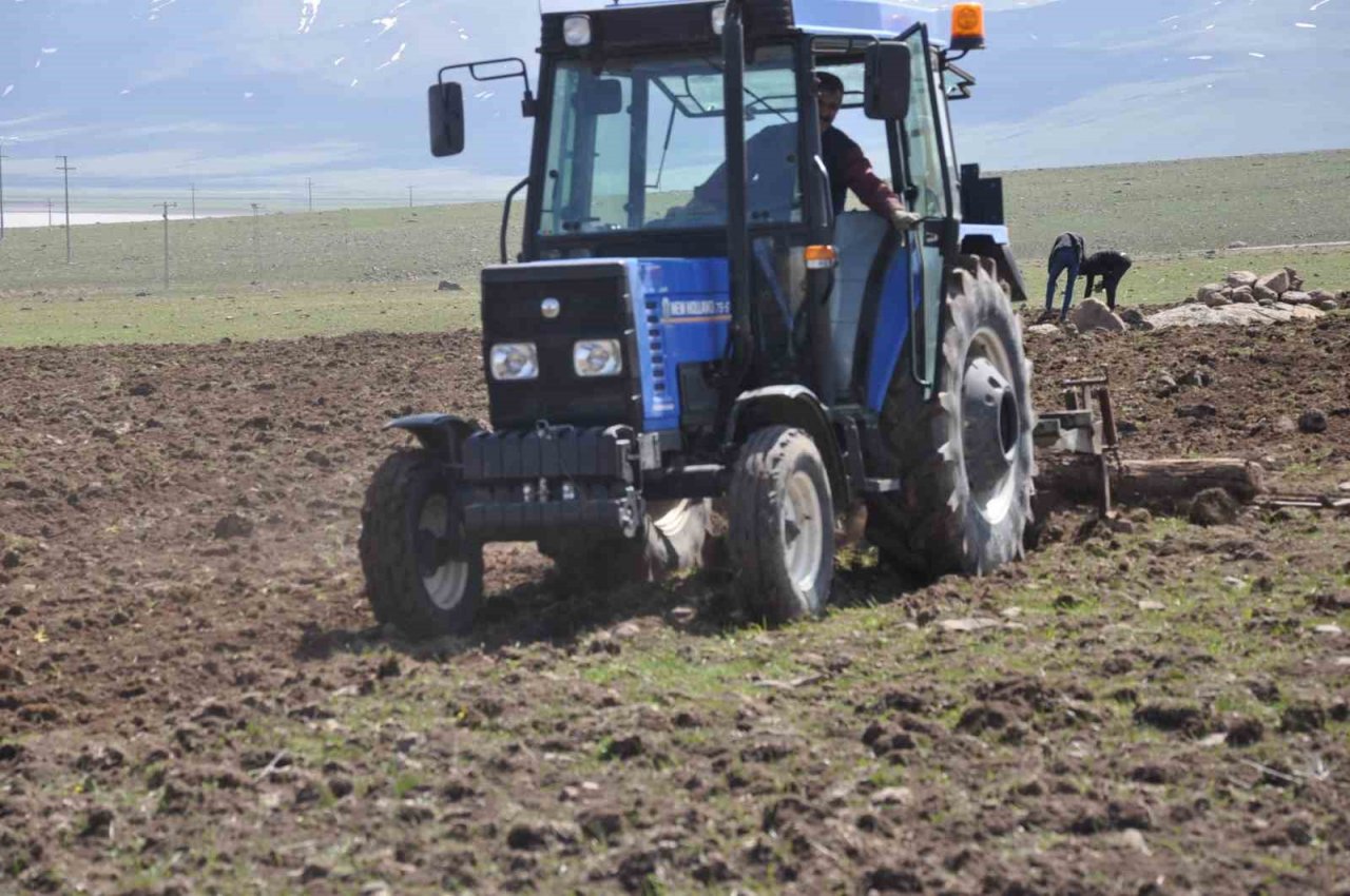 Bulanık’ta etkili olan yağışlar çiftçiye umut oldu