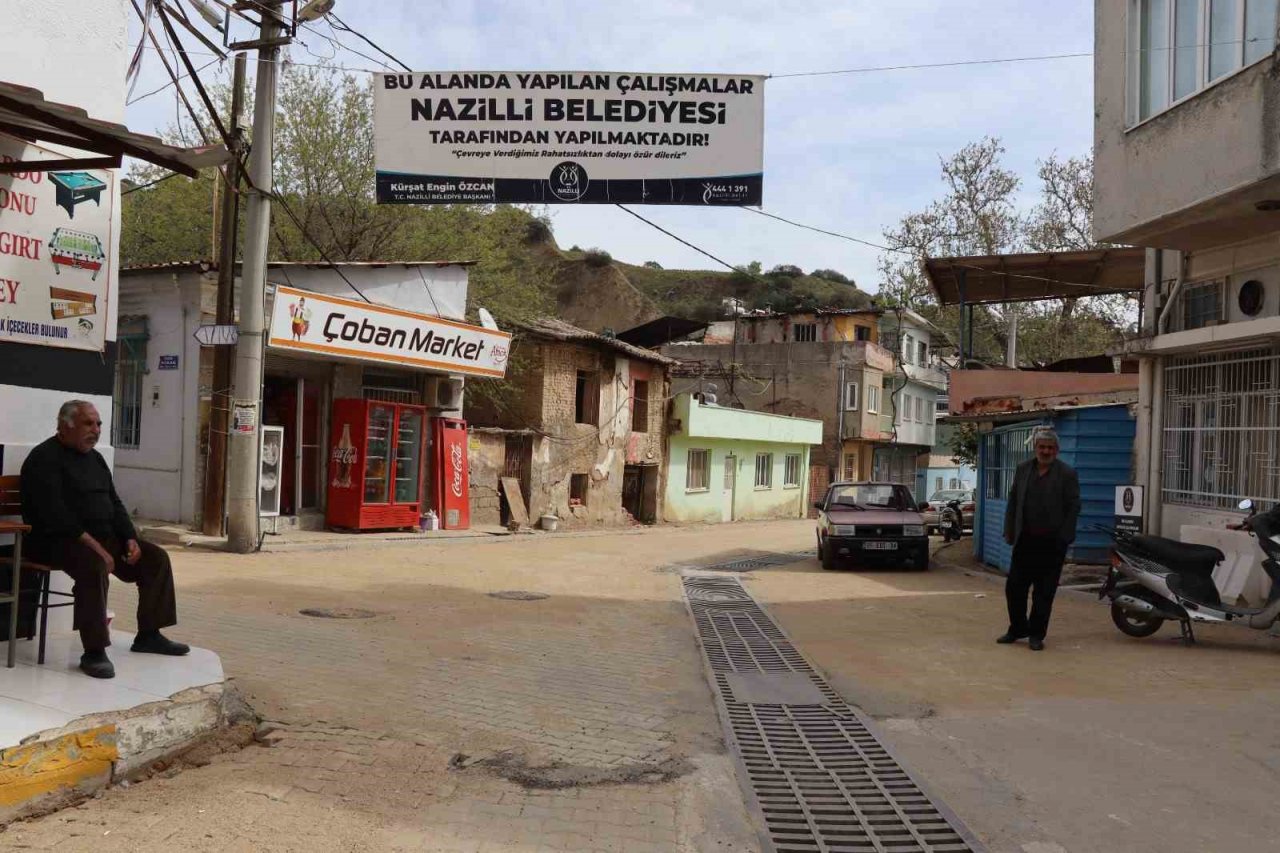 Nazilli Belediyesi Pınarbaşı Mahallesi’ndeki yol çalışmasını tamamladı