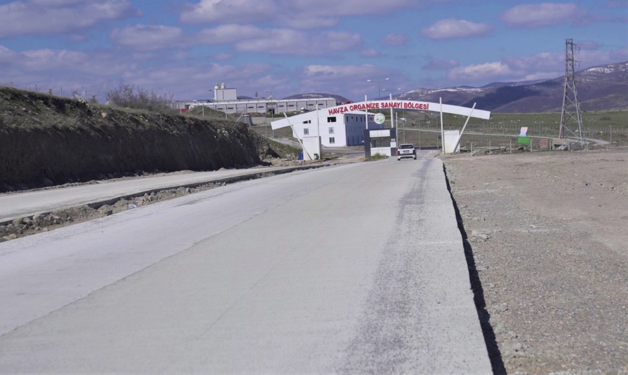 Havza OSB’nin yol sorunu çözüldü