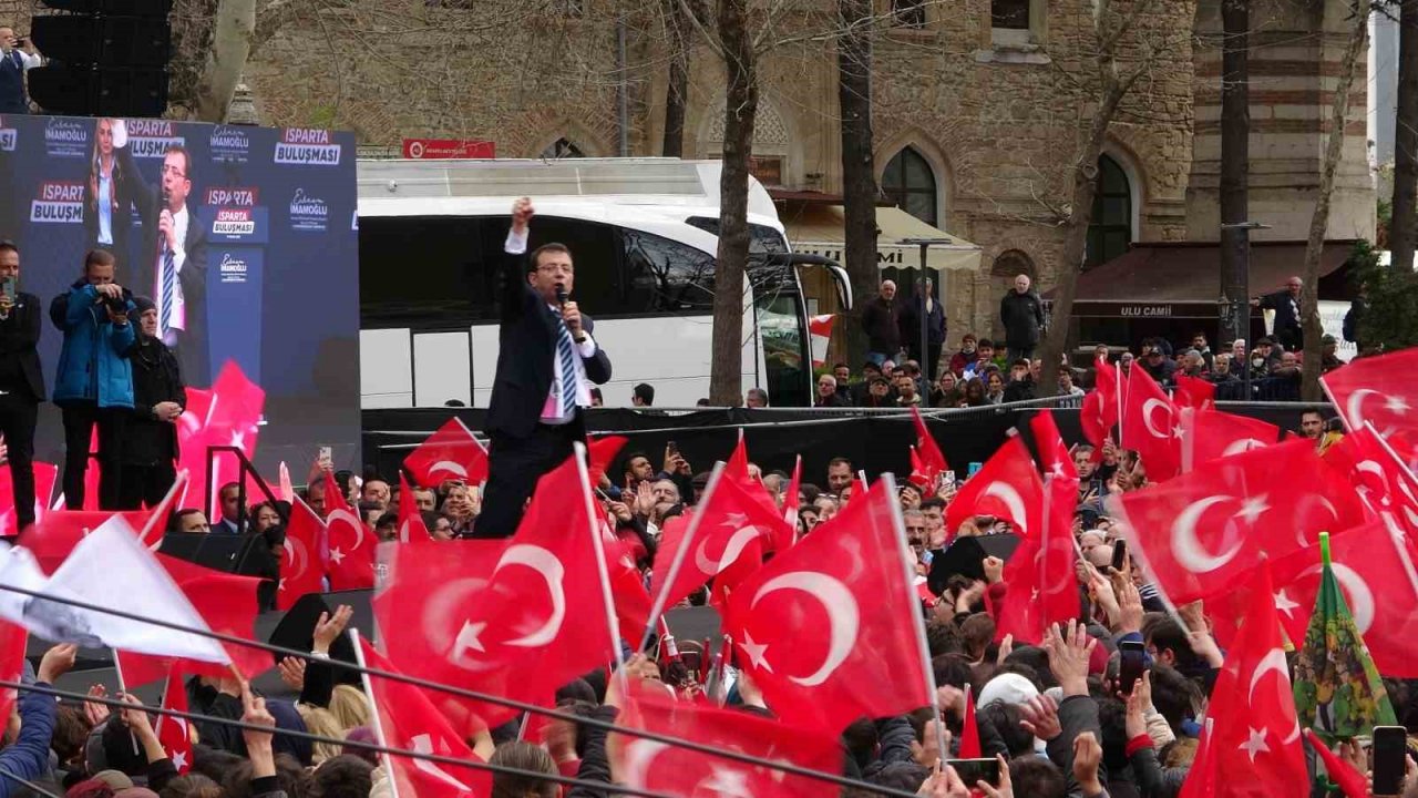 Ekrem İmamoğlu’ndan Muharrem İnce’ye Isparta’dan seçim göndermesi