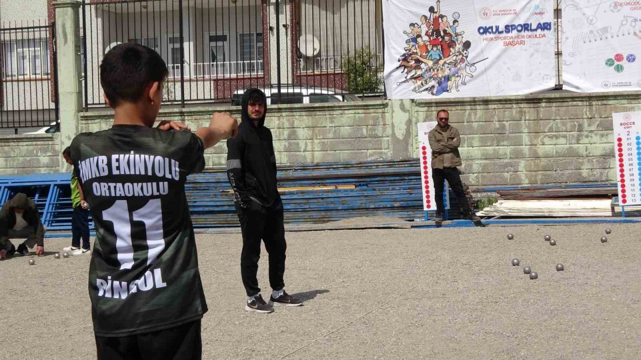 Siirt’te Okullar Arası Bocce Bölge Şampiyonası gerçekleştirildi