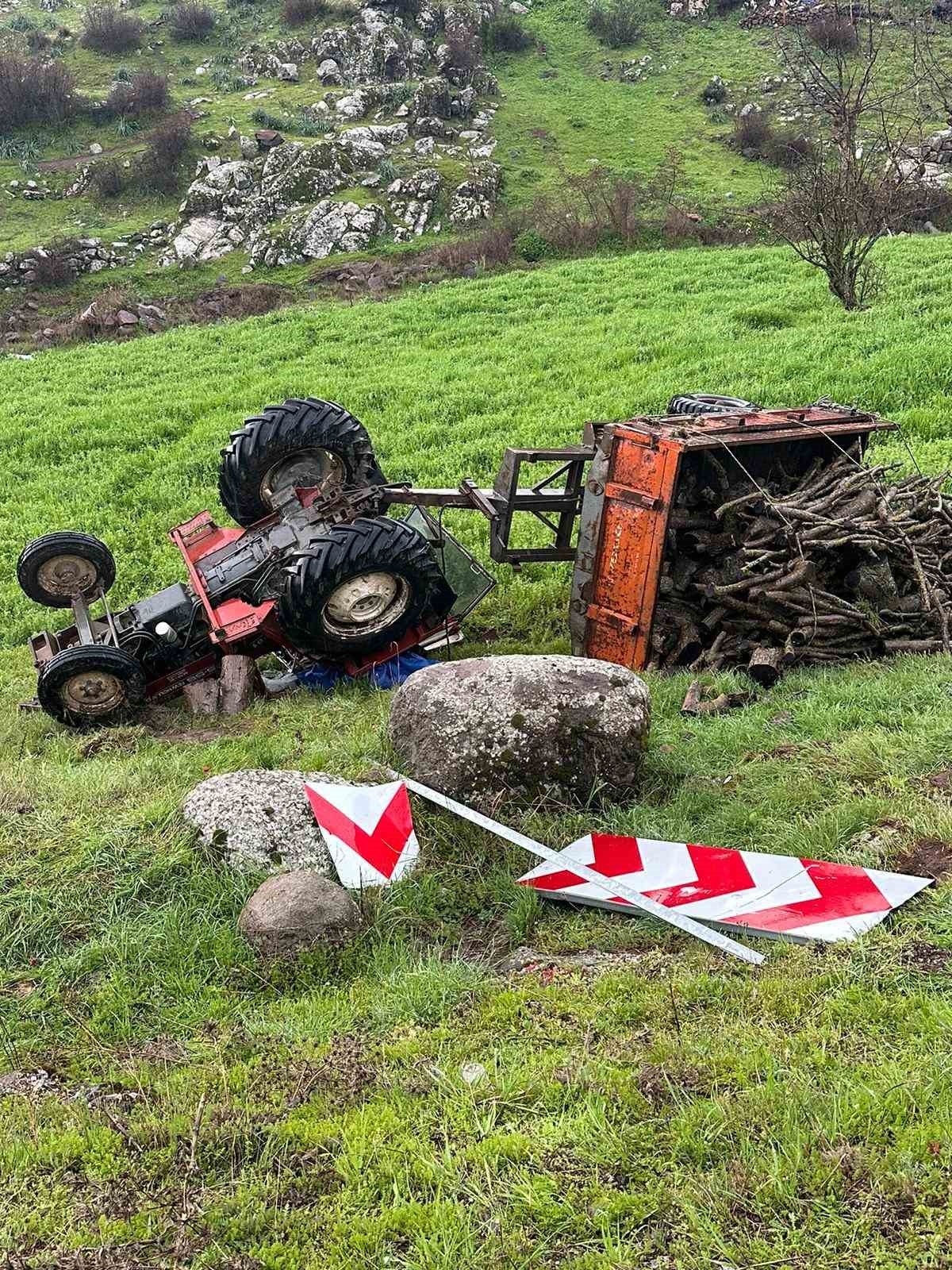 Sındırgı’da traktör kazası: 1 ölü