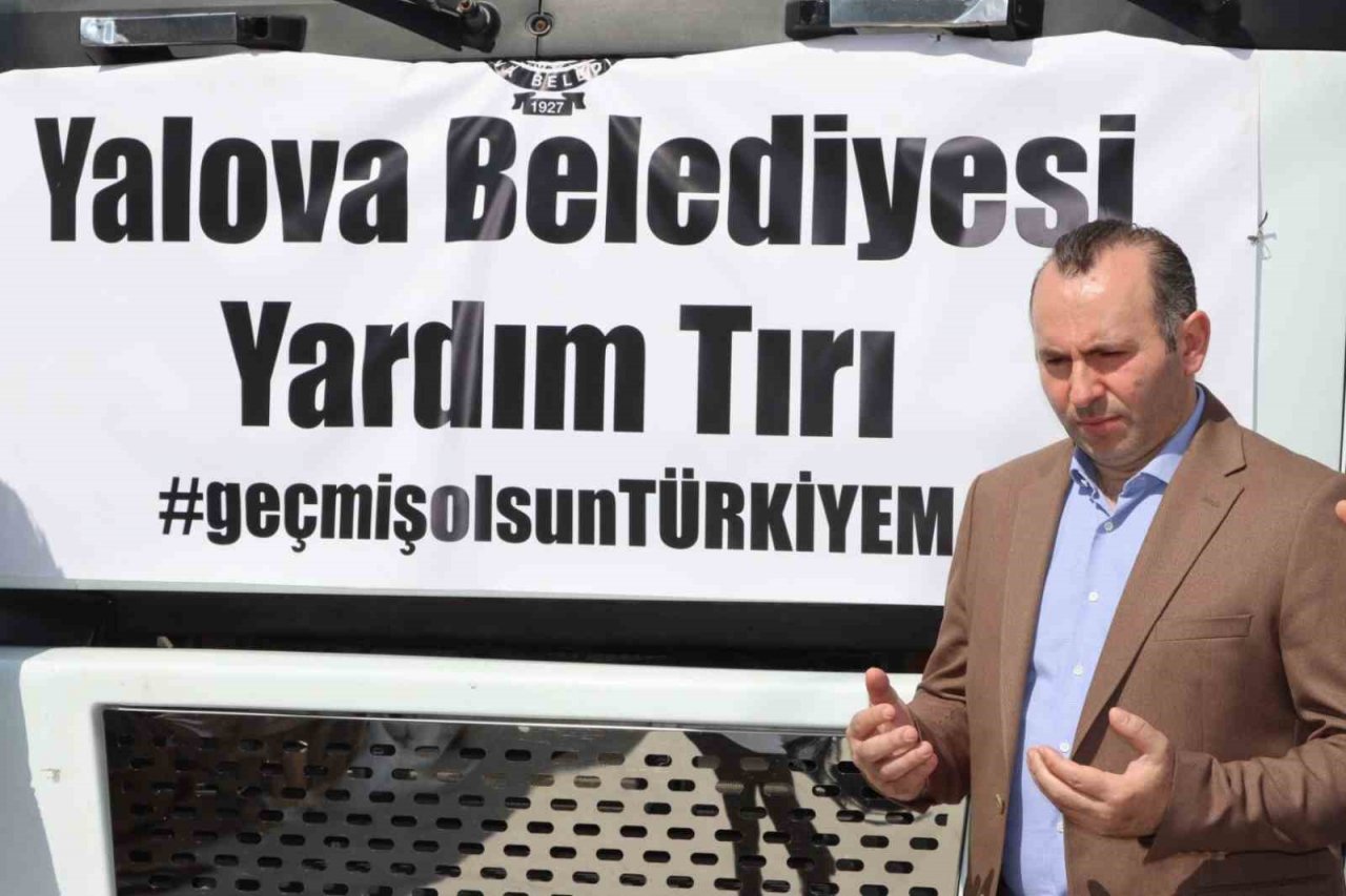 Yalova Belediyesinden deprem bölgesine bin 500 gıda kolisi