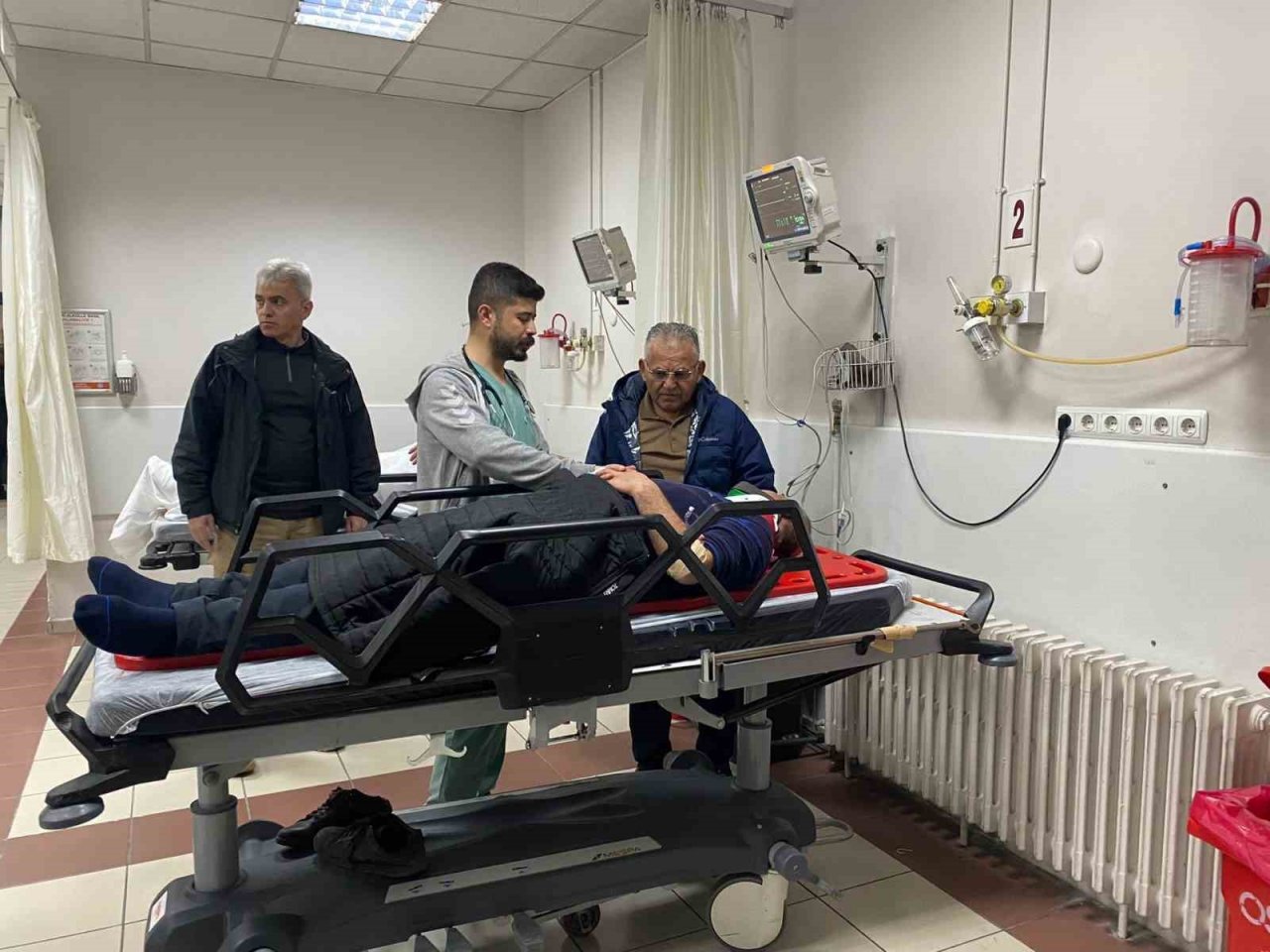 Başkan Büyükkılıç, trafik kazasında yaralanan vatandaşları ziyaret etti