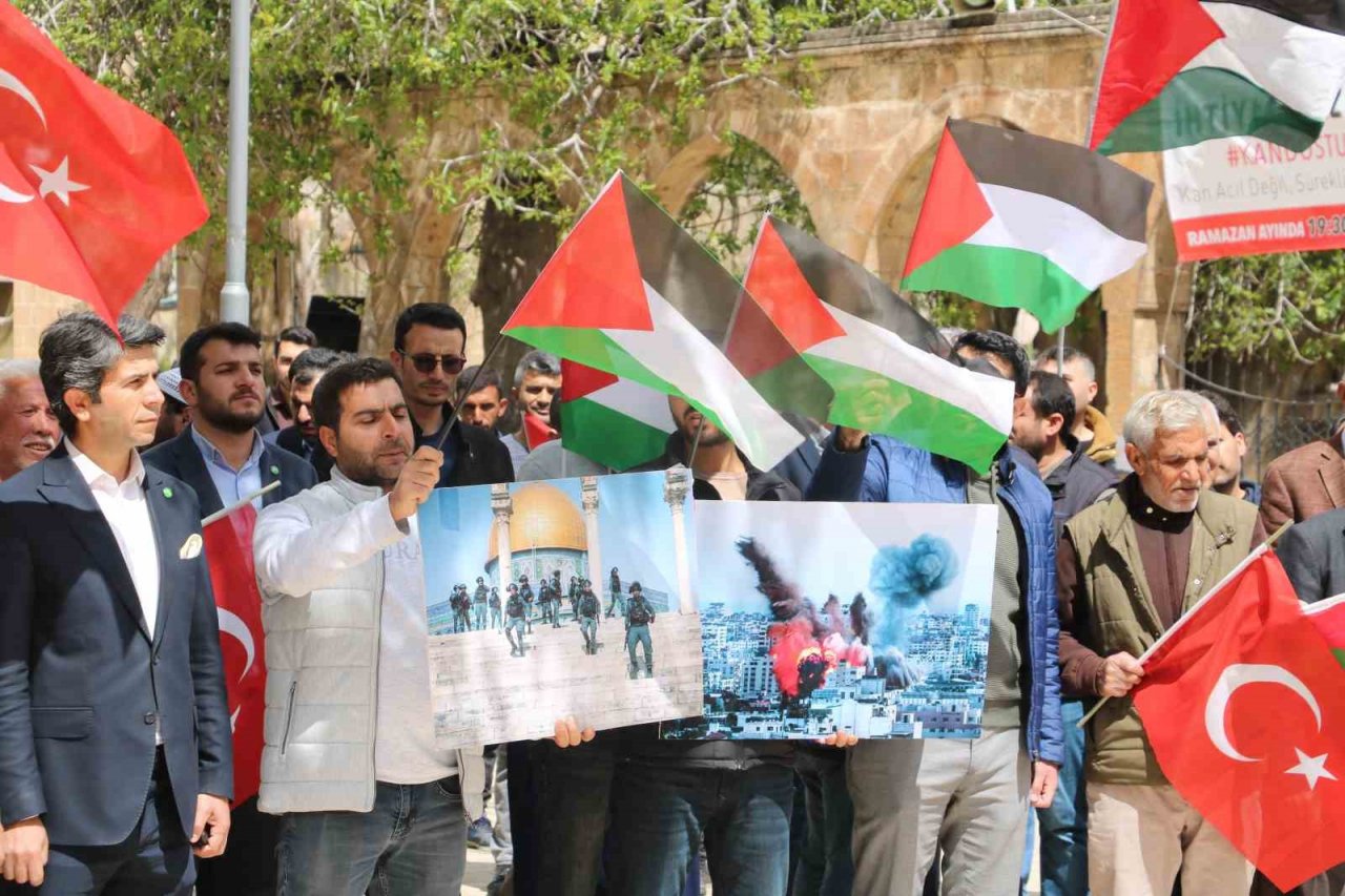 İsrail’in Mescid-i Aksa’ya yönelik saldırıları Şanlıurfa’da kınandı