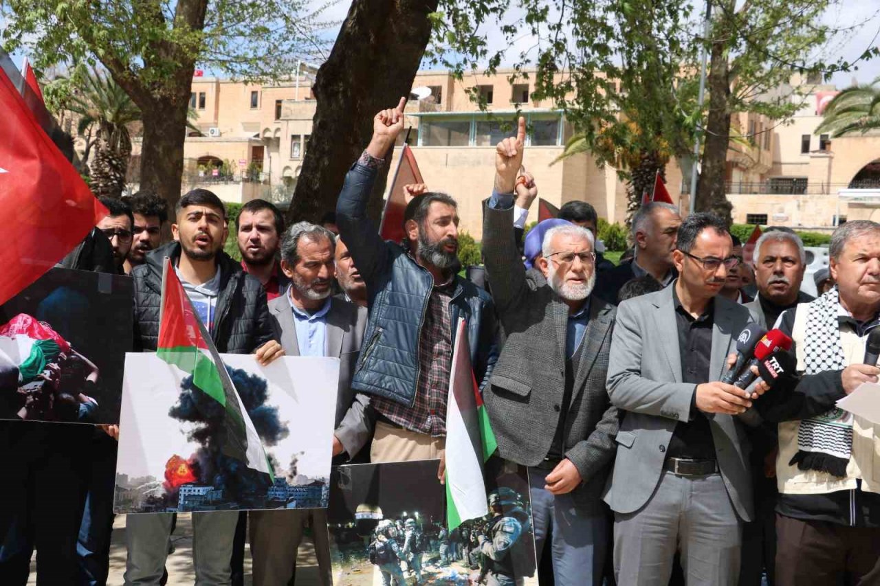 İsrail’in Mescid-i Aksa’ya yönelik saldırıları Şanlıurfa’da kınandı