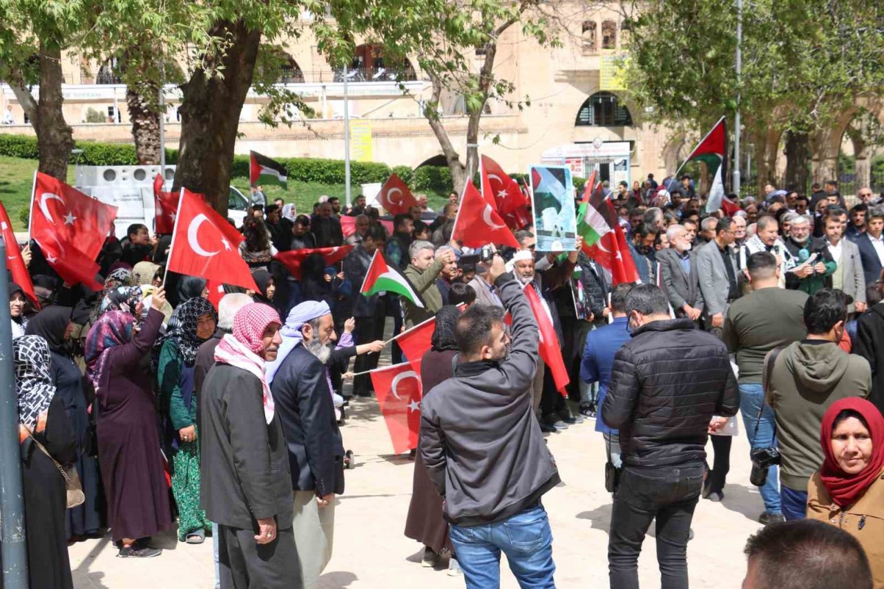 İsrail’in Mescid-i Aksa’ya yönelik saldırıları Şanlıurfa’da kınandı